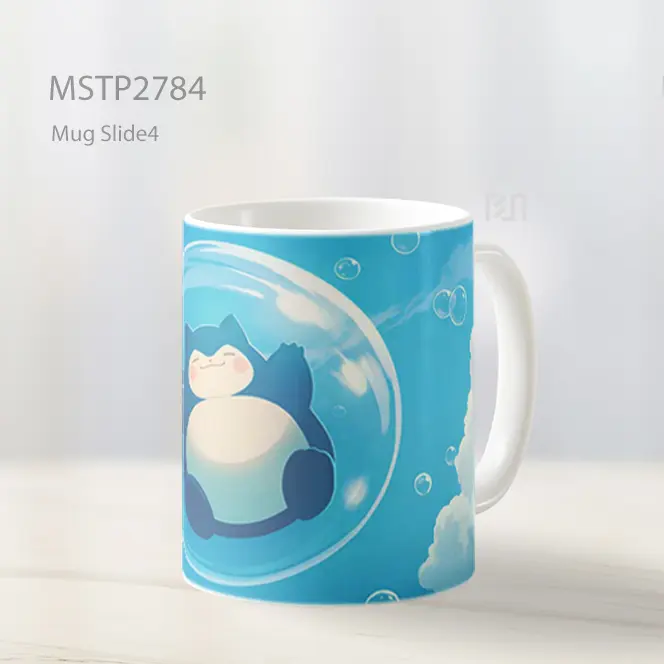 Snorlax Di Langit Gelembung Mug MSTP2784