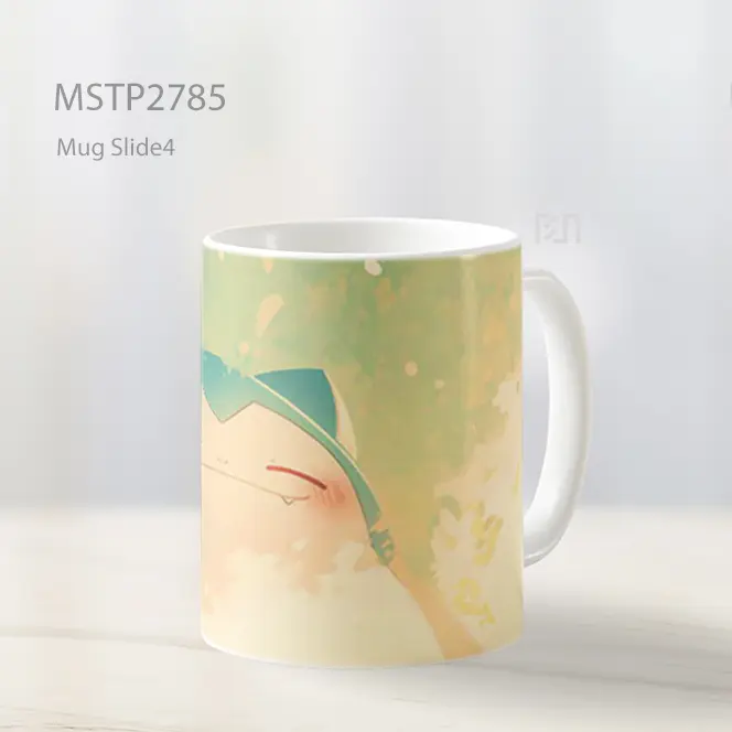 Snorlax Imut Pokemon Pastel Mug MSTP2785