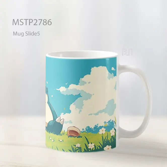Snorlax Lucu Mug MSTP2786 - All-side / Desain