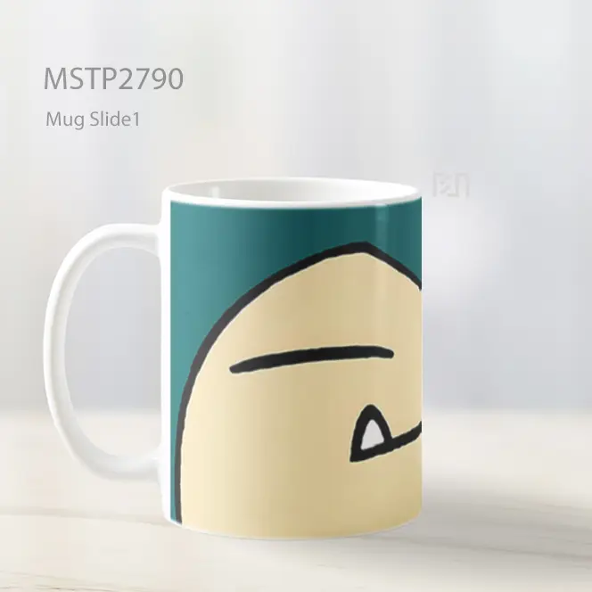 Snorlax Wajah Pokemon Mug MSTP2790 - All-side / Desain