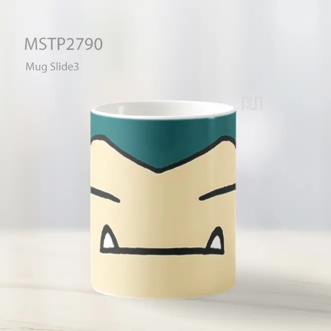 Snorlax Wajah Pokemon Mug MSTP2790 - All-side / Desain