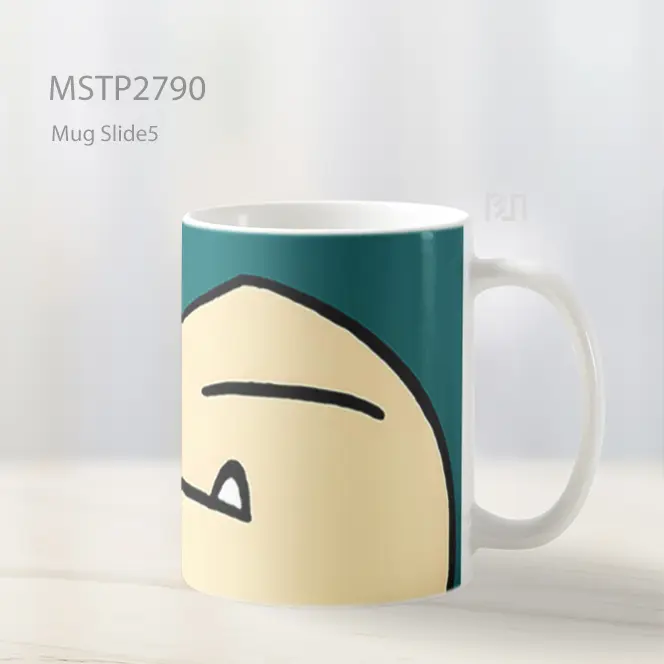 Snorlax Wajah Pokemon Mug MSTP2790 - All-side / Desain