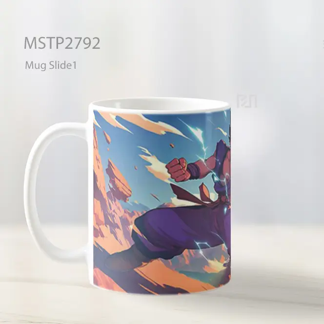 Son Gohan Power Unleash Dragon Ball Mug MSTP2792 - All-side / Desain