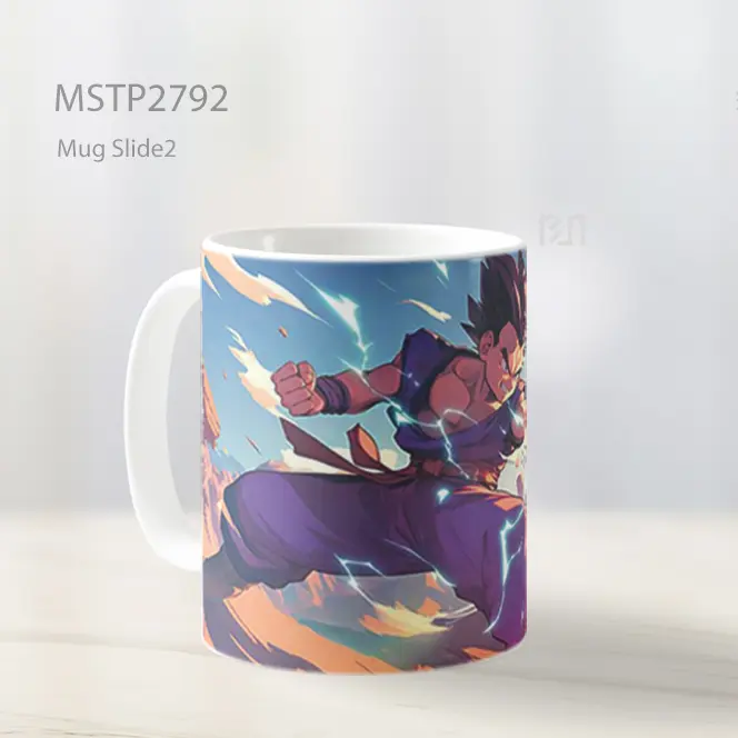Son Gohan Power Unleash Dragon Ball Mug MSTP2792 - All-side / Desain