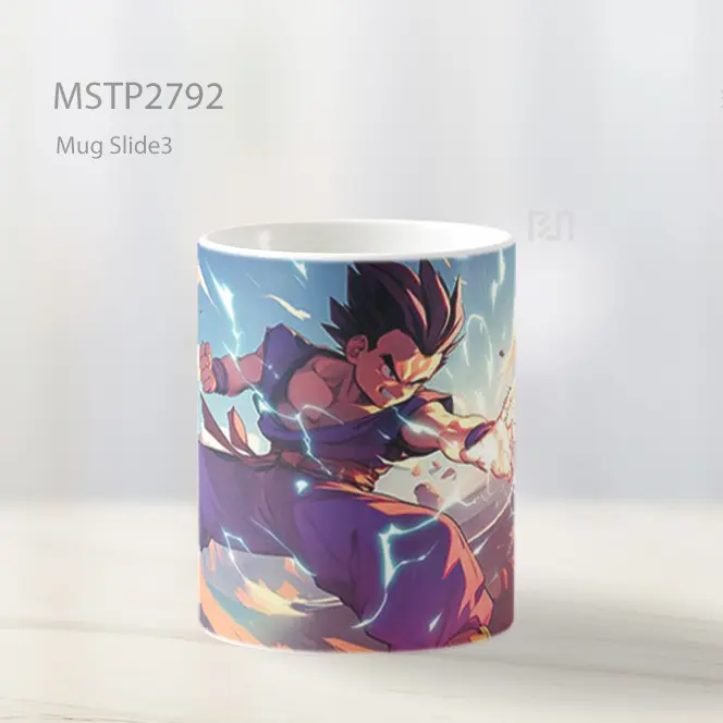 Son Gohan Power Unleash Dragon Ball Mug MSTP2792 - All-side / Desain