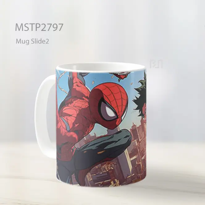 Spider Man Izuku Midoriya Tim Bersatu Mug MSTP2797 - All-side / Desain