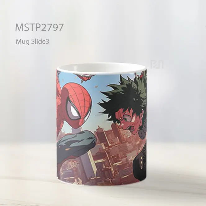 Spider Man Izuku Midoriya Tim Bersatu Mug MSTP2797 - All-side / Desain