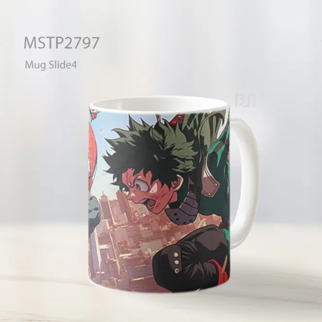 Spider Man Izuku Midoriya Tim Bersatu Mug MSTP2797
