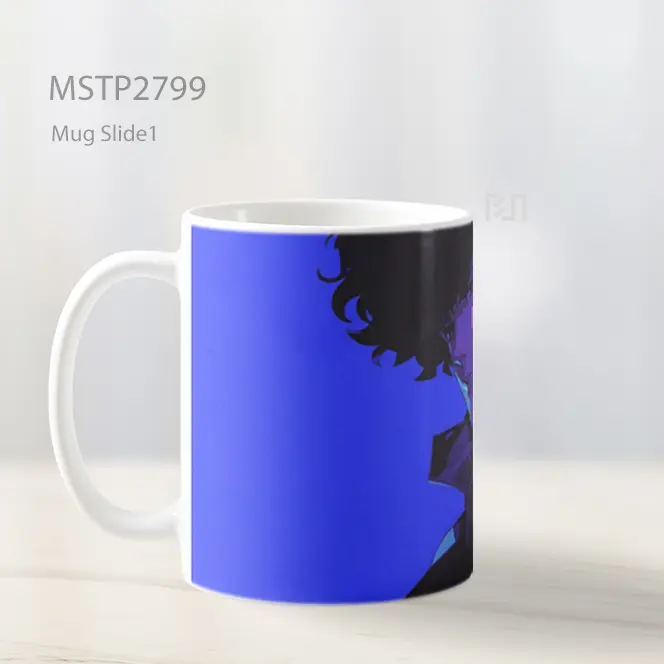 Spike Spiegel Anime Biru Keren Mug MSTP2799 - All-side / Desain