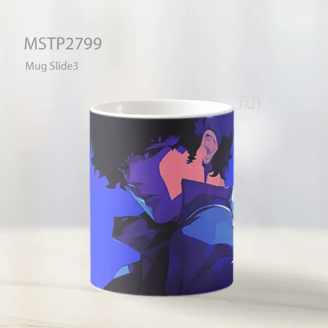 Spike Spiegel Anime Biru Keren Mug MSTP2799 - All-side / Desain