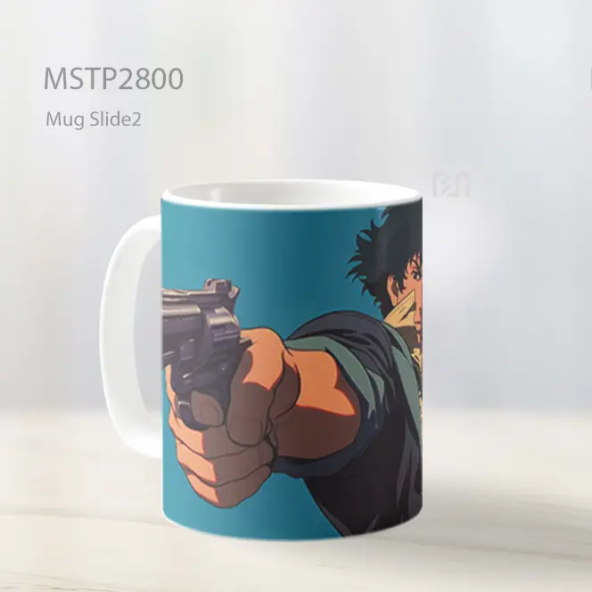 Spike Spiegel Cowboy Bebop Mug MSTP2800 - All-side / Desain
