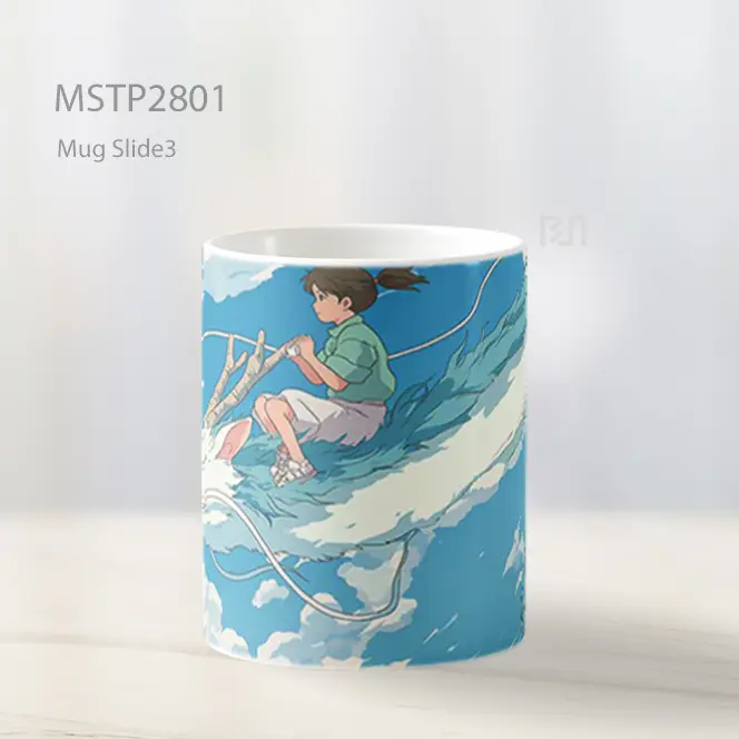 Spirited Away Chihiro Haku Dragon Mug MSTP2801 - All-side / Desain