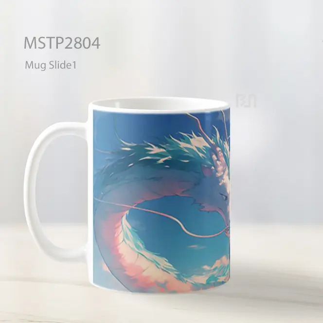 Spirited Away Haku And Chihiro Naga Langit Mug MSTP2804 - All-side / Desain