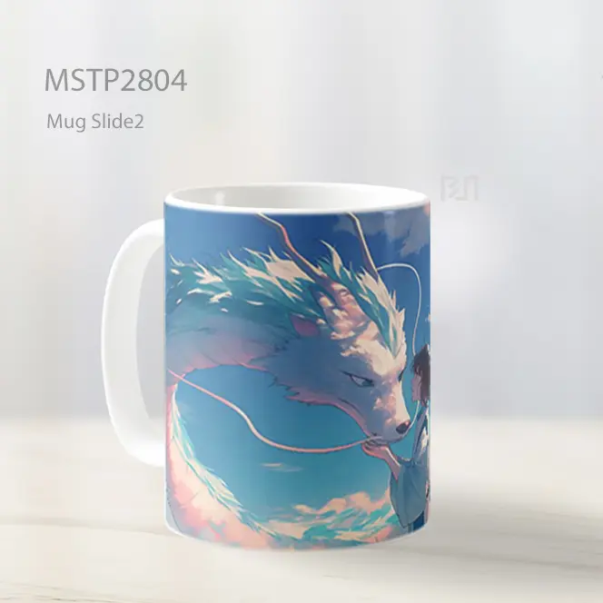 Spirited Away Haku And Chihiro Naga Langit Mug MSTP2804 - All-side / Desain
