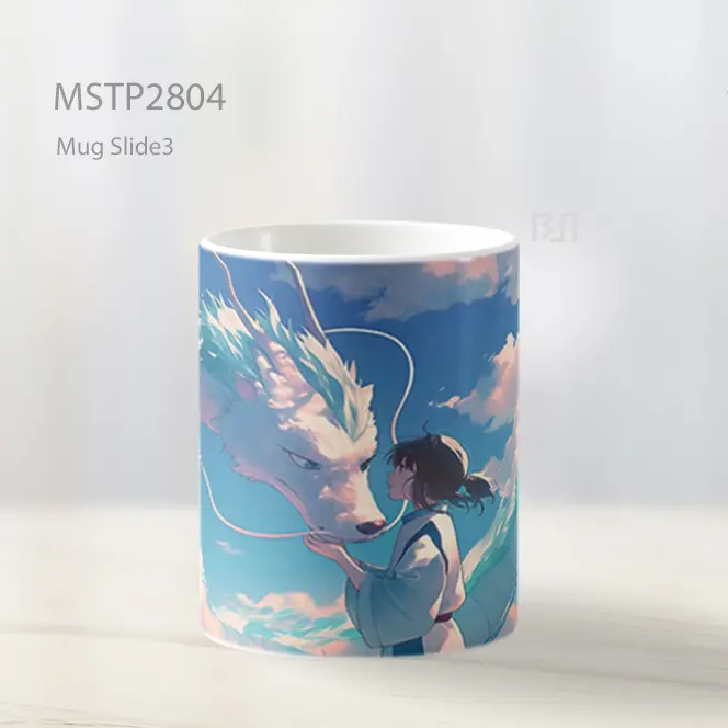 Spirited Away Haku And Chihiro Naga Langit Mug MSTP2804 - All-side / Desain