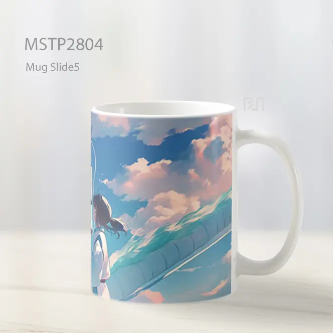 Spirited Away Haku And Chihiro Naga Langit Mug MSTP2804 - All-side / Desain