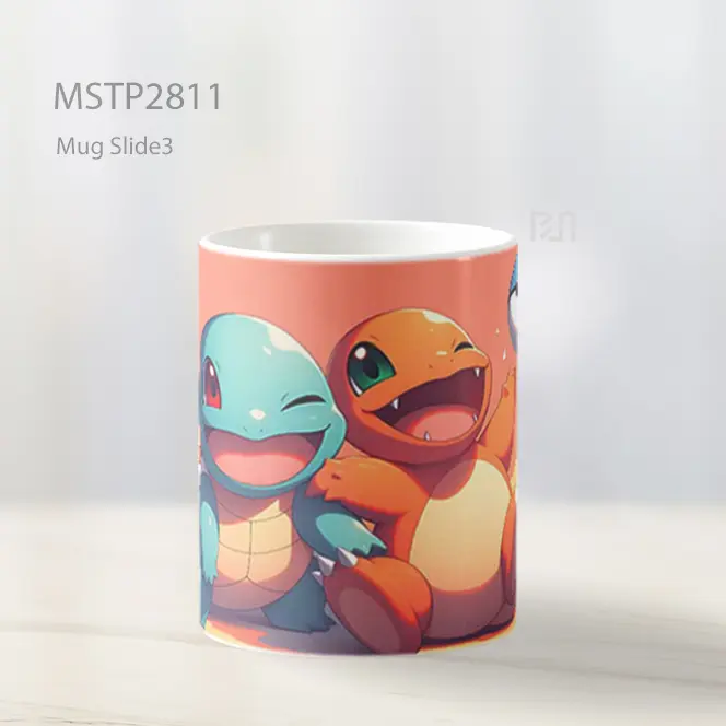 Squirtle And Charmander Duo Main Mug MSTP2811 - All-side / Desain