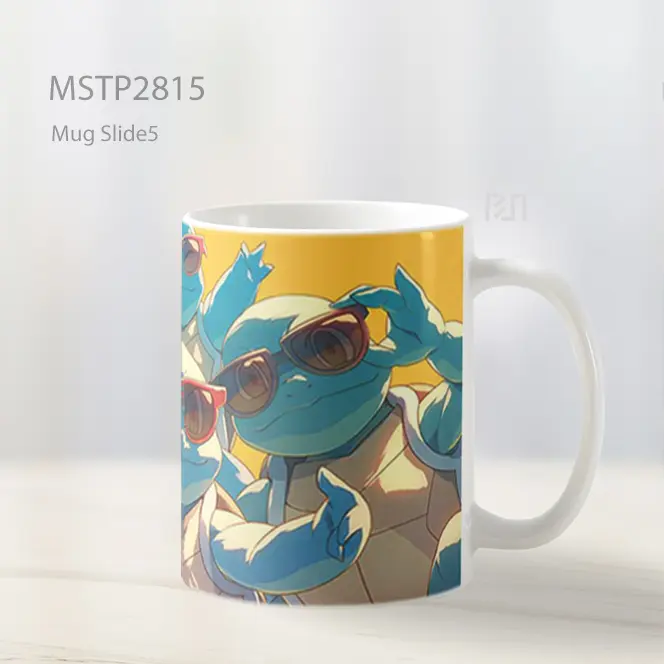 Squirtle Squad Kacamata Hitam Mug MSTP2815 - All-side / Desain