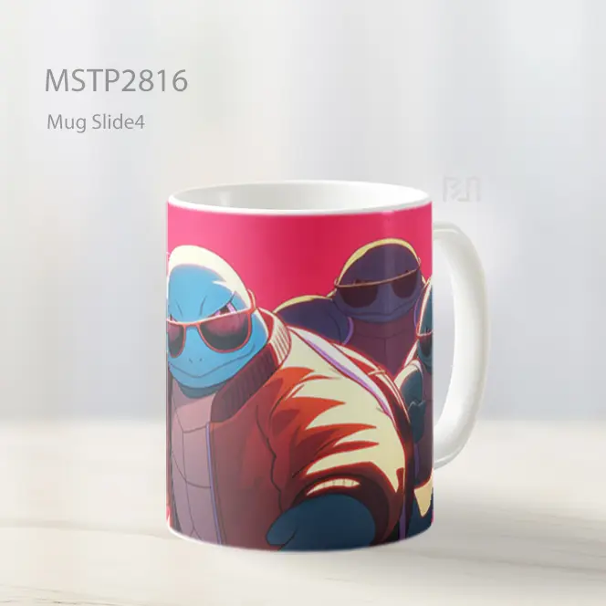 Squirtle Squad Retro Glow Mug MSTP2816
