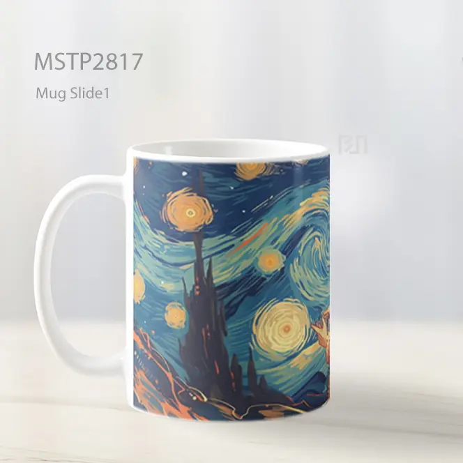 Starry Night Parody Anime Style Mug MSTP2817 - All-side / Desain