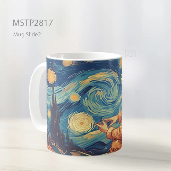 Starry Night Parody Anime Style Mug MSTP2817 - All-side / Desain