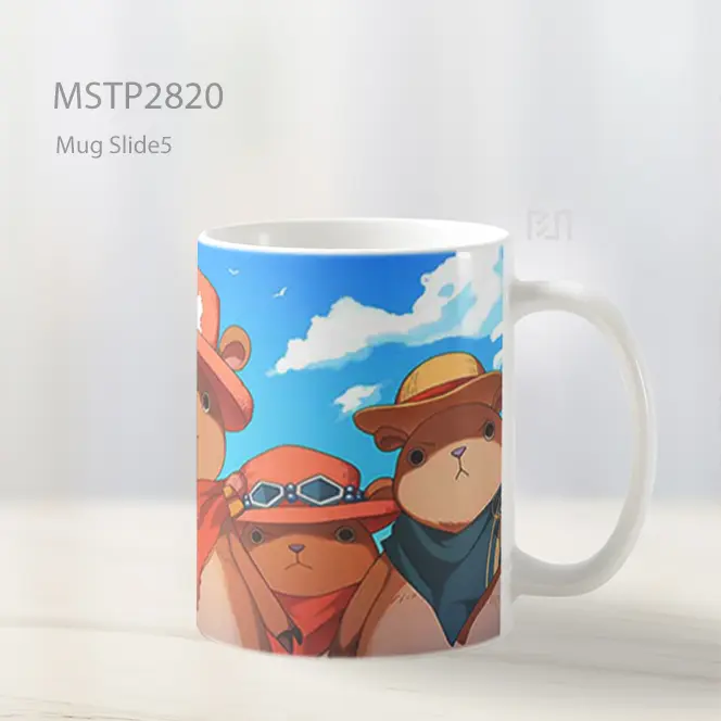 Straw Hat Capybaras One Piece Mug MSTP2820 - All-side / Desain