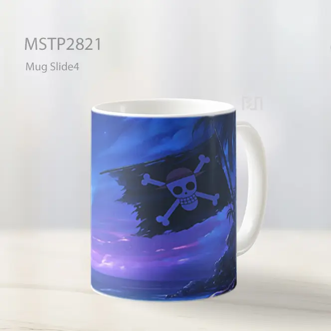 Straw Hat Pirates Bendera Malam Laut Mug MSTP2821