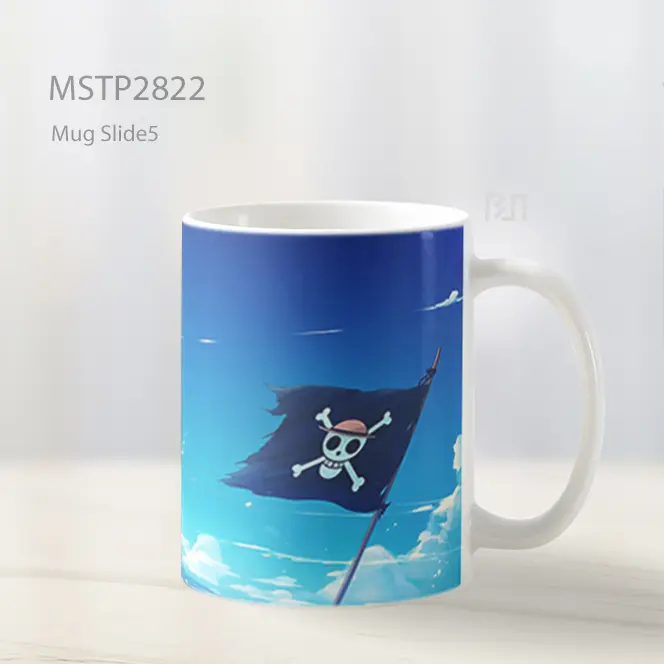 Straw Hat Pirates Bendera Siang Laut Mug MSTP2822 - All-side / Desain