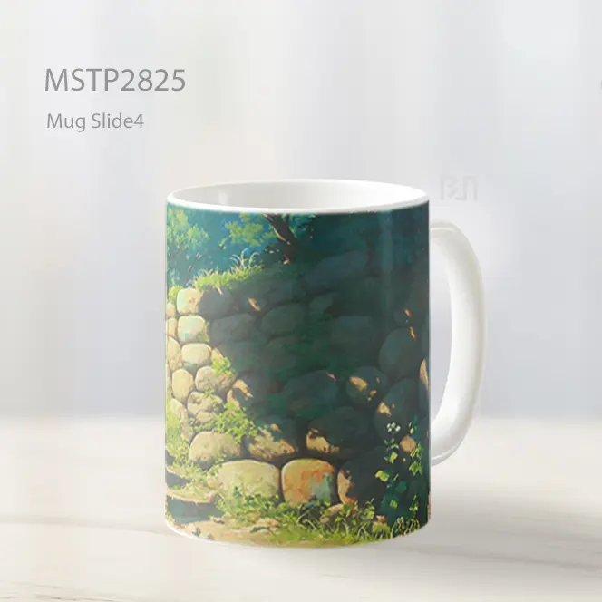 Studio Ghibli Jalan Batu Latar Mug MSTP2825