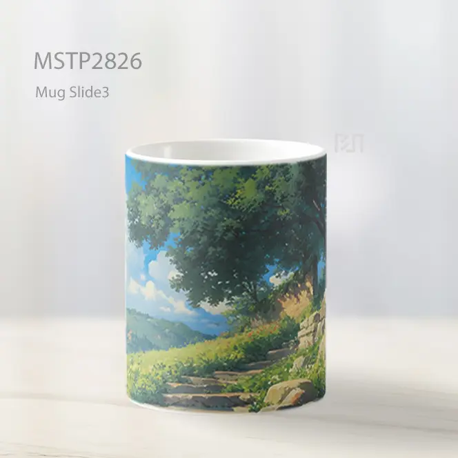 Studio Ghibli Jalan Batu Mug MSTP2826 - All-side / Desain