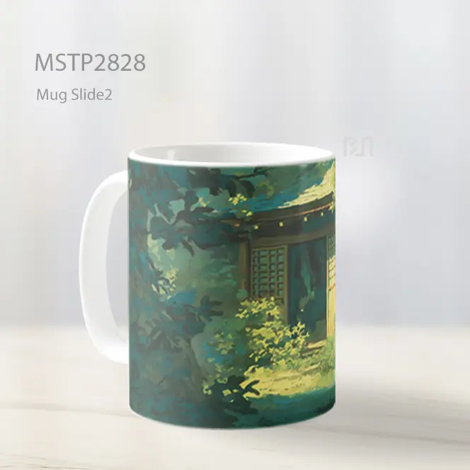 Studio Ghibli Kabin Mug MSTP2828 - All-side / Desain