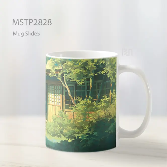 Studio Ghibli Kabin Mug MSTP2828 - All-side / Desain