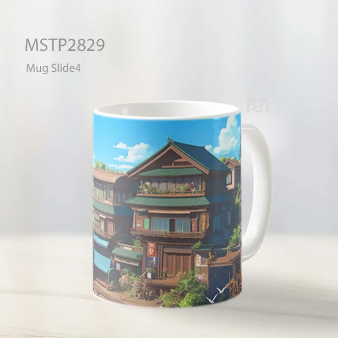 Studio Ghibli Latar Kota Mug MSTP2829