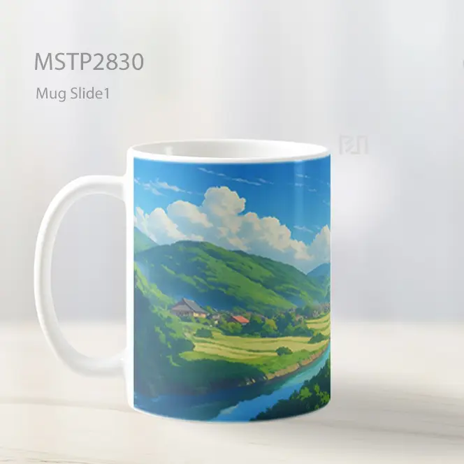 Studio Ghibli Lembah Latar Mug MSTP2830 - All-side / Desain