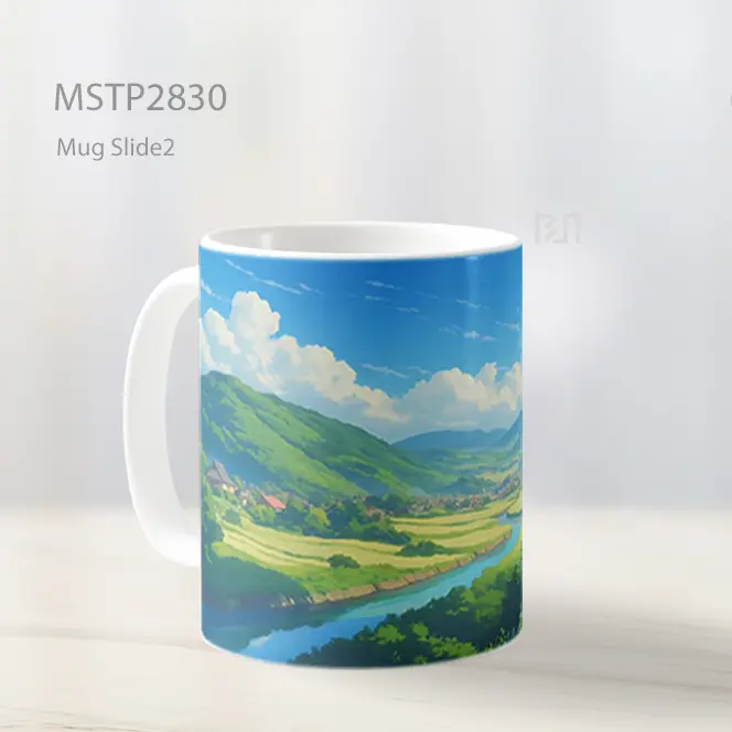 Studio Ghibli Lembah Latar Mug MSTP2830 - All-side / Desain