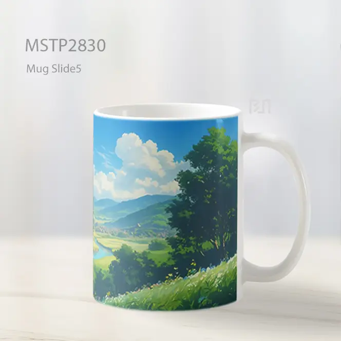 Studio Ghibli Lembah Latar Mug MSTP2830 - All-side / Desain