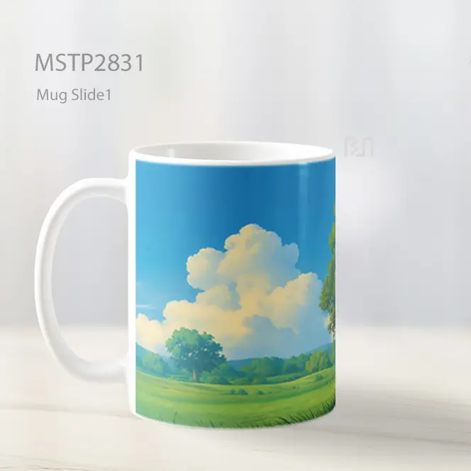 Studio Ghibli Pedesaan Latar Mug MSTP2831 - All-side / Desain