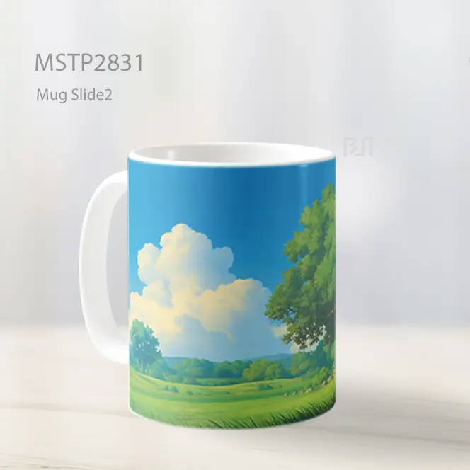 Studio Ghibli Pedesaan Latar Mug MSTP2831 - All-side / Desain