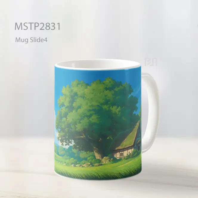 Studio Ghibli Pedesaan Latar Mug MSTP2831
