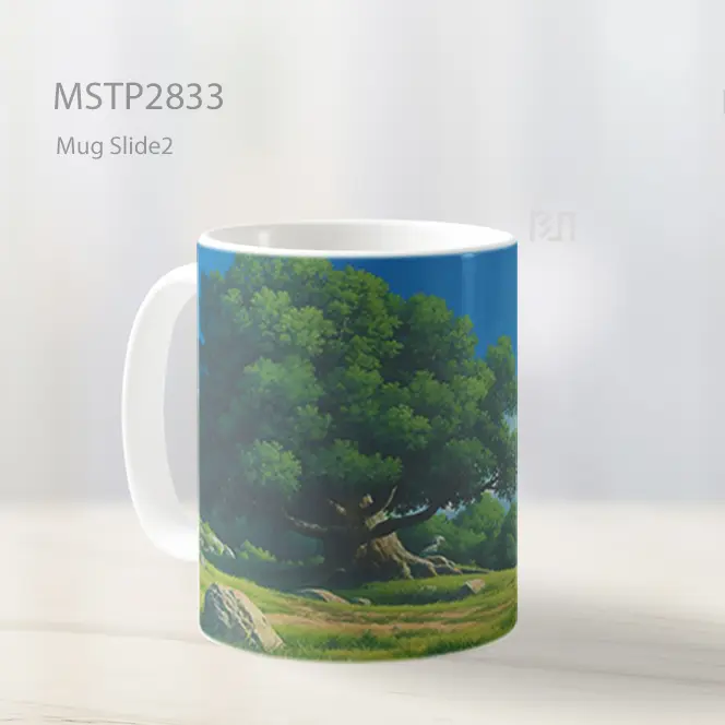 Studio Ghibli Pohon Latar Mug MSTP2833 - All-side / Desain