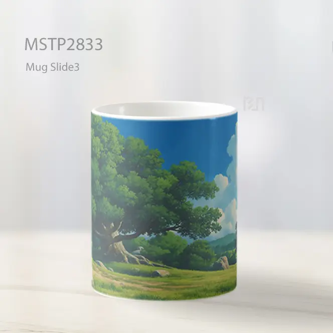 Studio Ghibli Pohon Latar Mug MSTP2833 - All-side / Desain