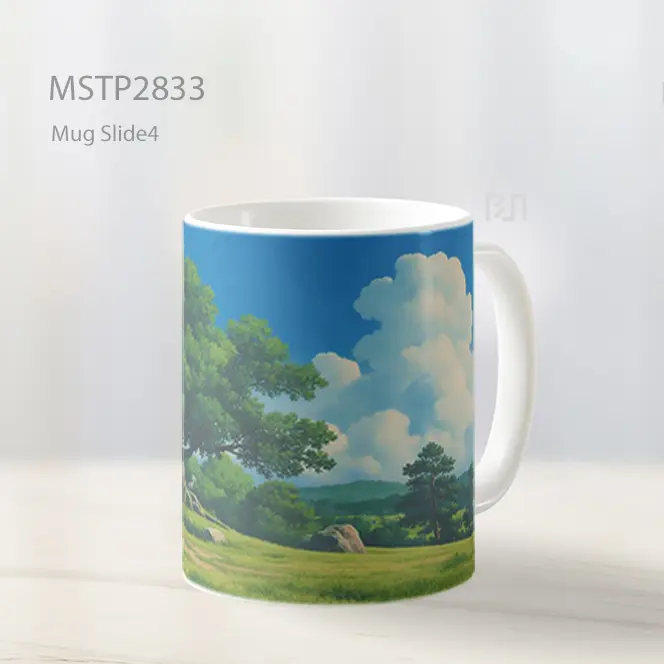 Studio Ghibli Pohon Latar Mug MSTP2833