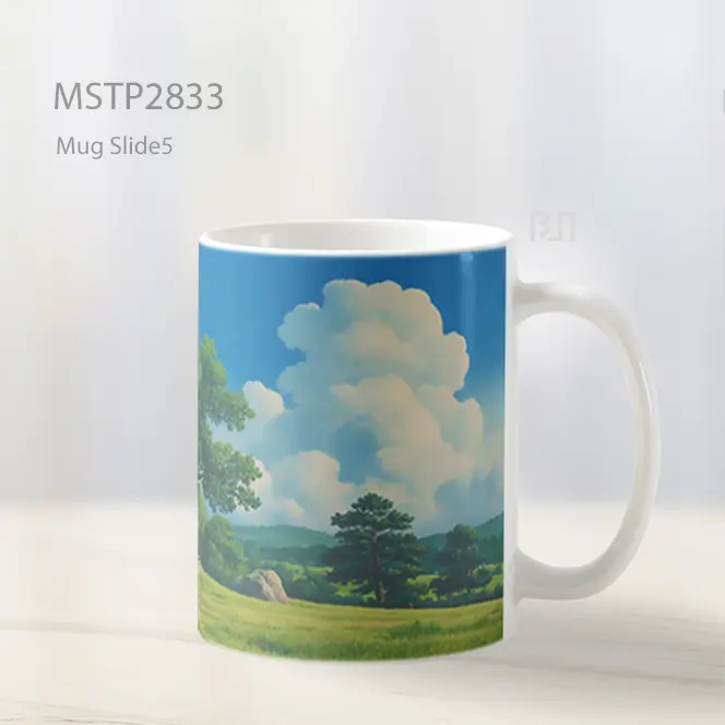 Studio Ghibli Pohon Latar Mug MSTP2833 - All-side / Desain