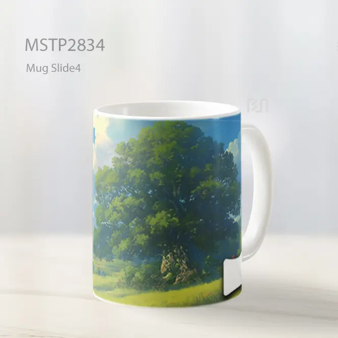 Studio Ghibli Pohon Megah Padang Ultrawide Mug MSTP2834