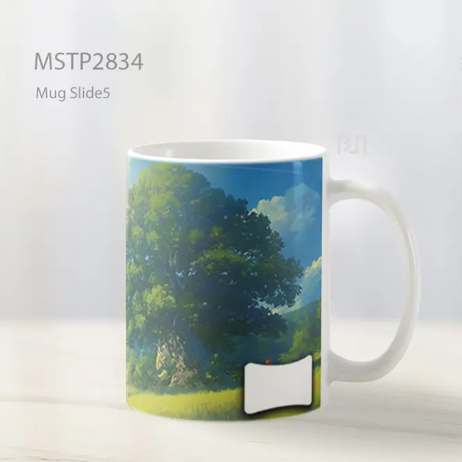 Studio Ghibli Pohon Megah Padang Ultrawide Mug MSTP2834 - All-side / Desain
