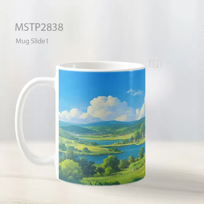 Studio Ghibli Sungai Desa Mug MSTP2838 - All-side / Desain