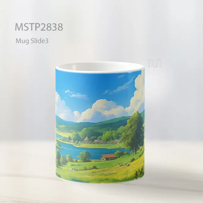 Studio Ghibli Sungai Desa Mug MSTP2838 - All-side / Desain
