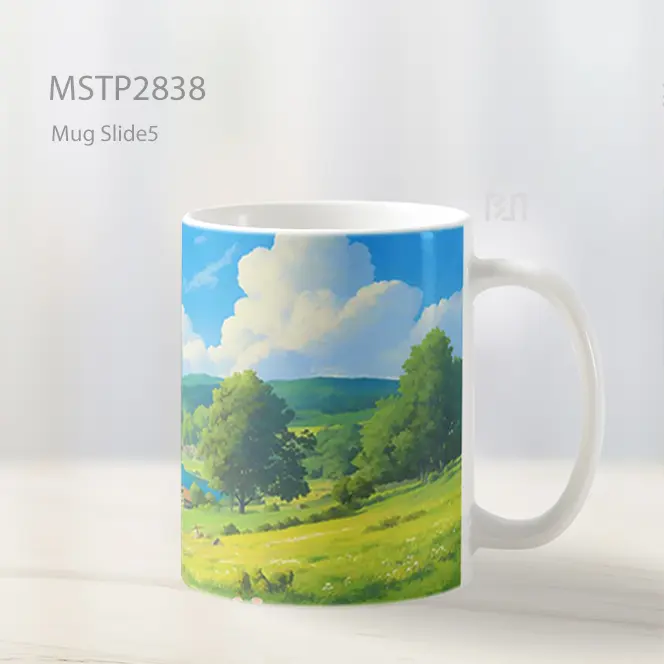 Studio Ghibli Sungai Desa Mug MSTP2838 - All-side / Desain