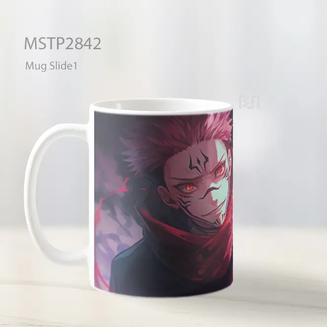 Sukuna Jujutsu Kaisen Red Flames Menyeramkan Mug MSTP2842 - All-side / Desain