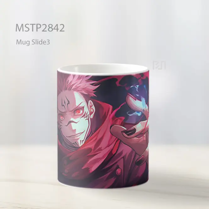 Sukuna Jujutsu Kaisen Red Flames Menyeramkan Mug MSTP2842 - All-side / Desain